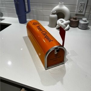 Veuve Clicquot Orange Mailbox Home Accent